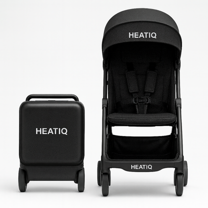 HEATIQ™ | 2-in-1 Luggage Stroller | Travel Stroller