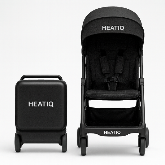 HEATIQ™ | 2-in-1 Luggage Stroller | Travel Stroller