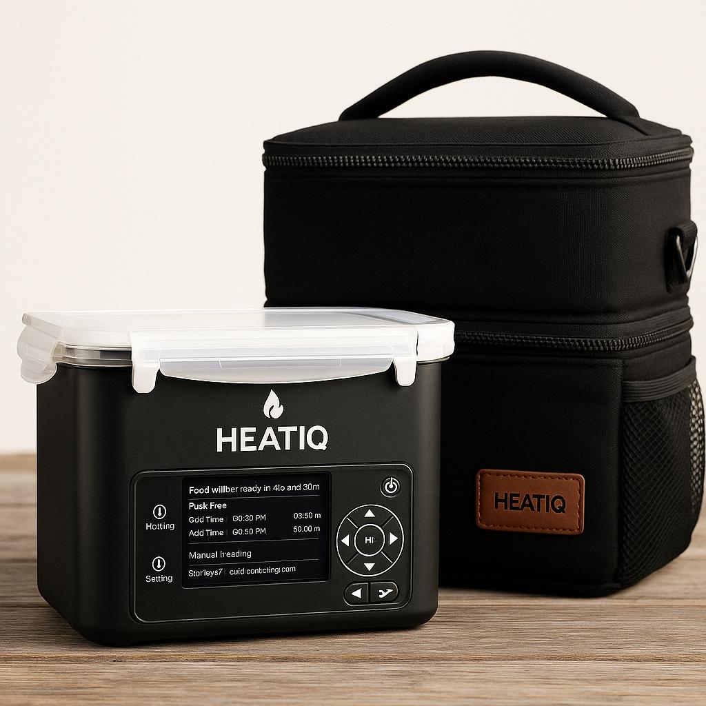 HEATIQ – Rechargeable Portable Lunchbox with Auto Heating