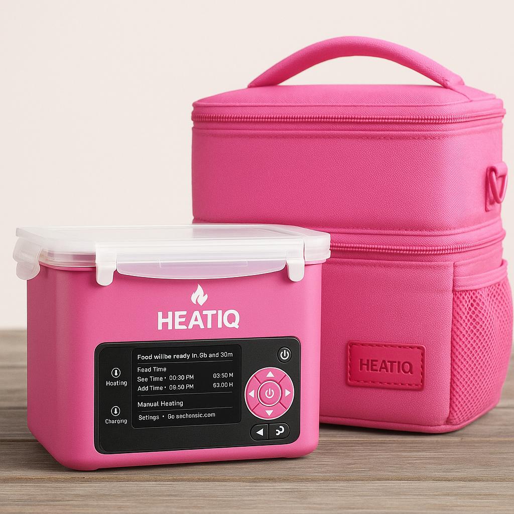 HEATIQ – Rechargeable Portable Lunchbox with Auto Heating