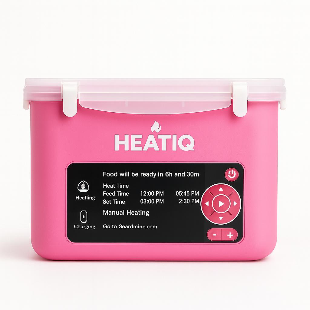 HEATIQ – Rechargeable Portable Lunchbox with Auto Heating