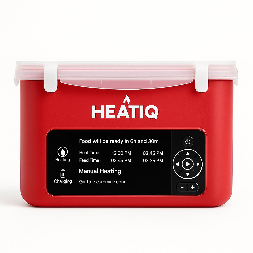 HEATIQ – Rechargeable Portable Lunchbox with Auto Heating